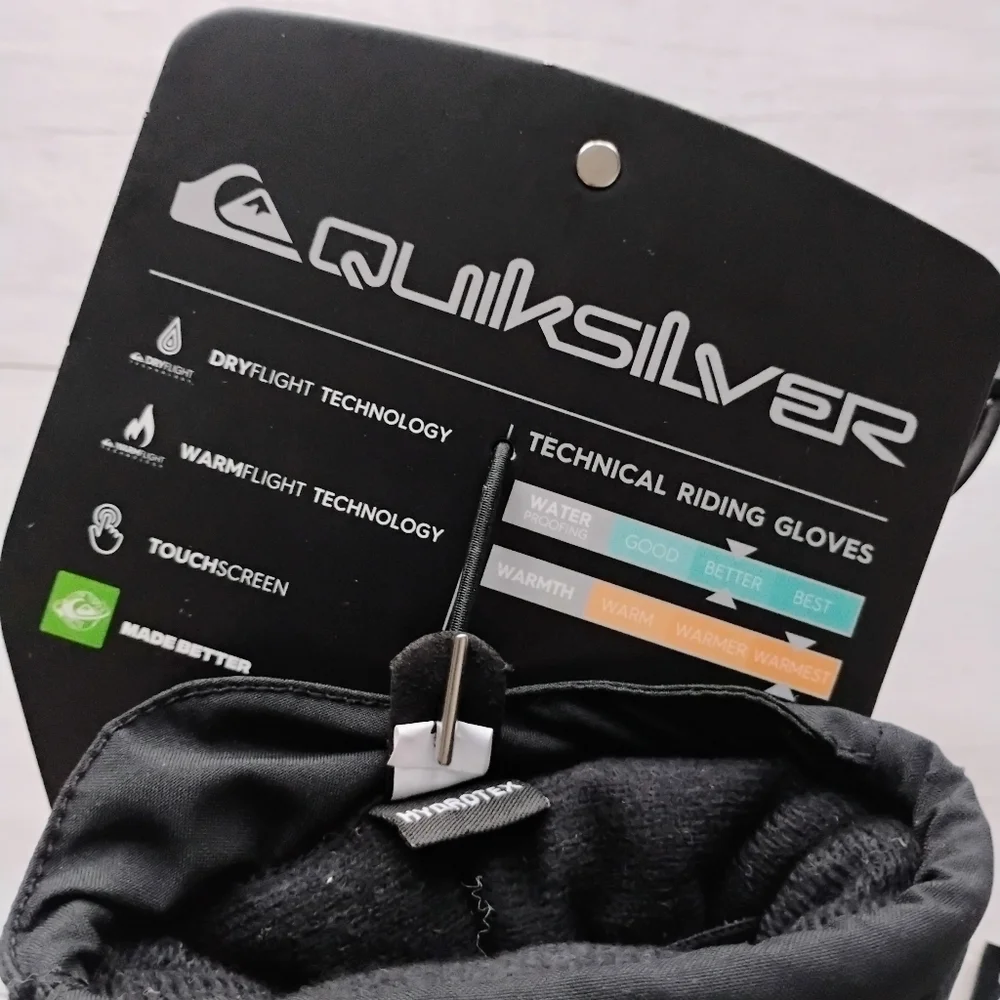 QUIKSILVER NEW Mission Insulated Snow Mitts